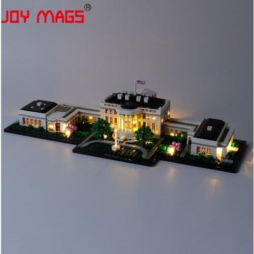 JOY MAGS Only Led Light Kit For 21054 Architecture Series The White House (NOT Include Model)