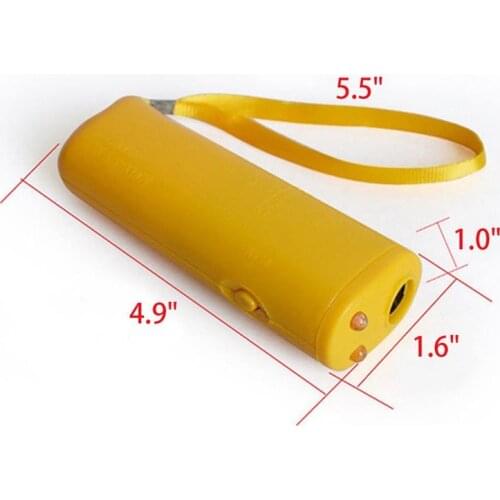 Dog Repeller Anti Barking Device Pet Trainer With Lighting Ultrasonic 3 In 1 Anti Barking Pet Supplies Control Trainer Device