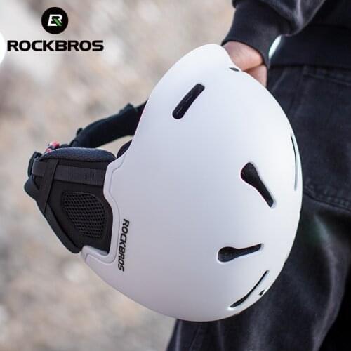 ROCKBROS Ski Helmet Integrally-molded Men Women Kid Safety Protect Helmet Thermal Ultralight Snowboard Helmets Accessories