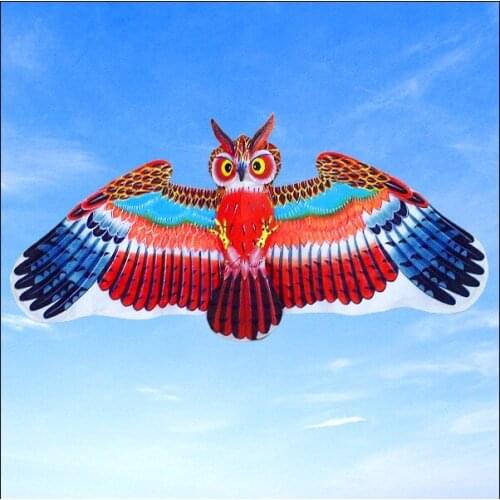 Hand-painted owl kite handmade traditional features indoor decoration kite