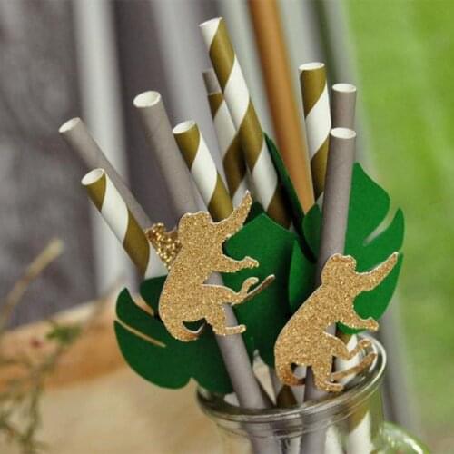 Safari Jungle Animal Baby Shower first 1st one year old birthday Party Gender reveal boy girl Decoration Straw table centerpiece