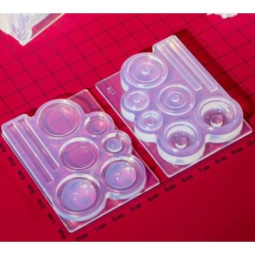 Handmade Silicone Mold Resin Crafts Decorative DIY Hollow Bottle Cup UV Crystal Epoxy Molds 517F