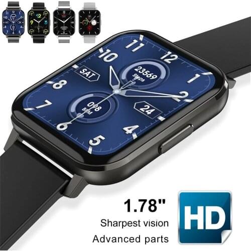 New Smart Watch Full Touch Screen Smartwatch 1.78 Inch Colorful Screen IP68 Waterproof Sports Watch Wristwatch ECG Heart Rate