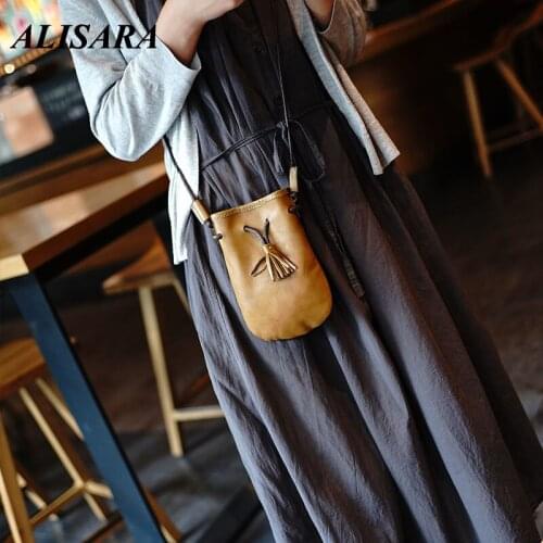 Messenger bag Fringed bag First layer cowhide crossbody women personalized girl Handmade bag for girl friend vintage bag japan