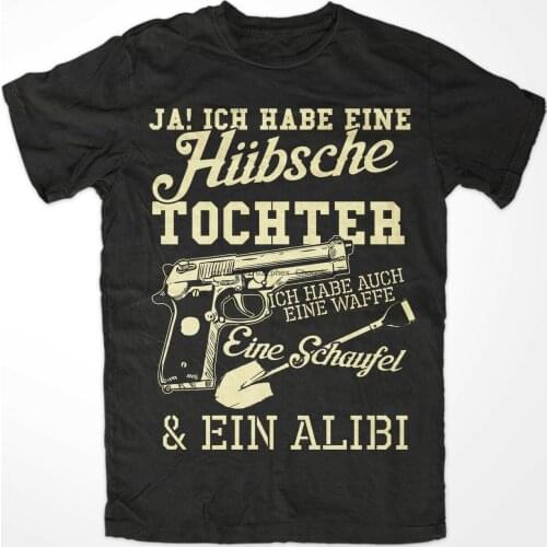 I have a Beautiful Daughter T-Shirt Father Shovel Weapon alibi dad Super Hero