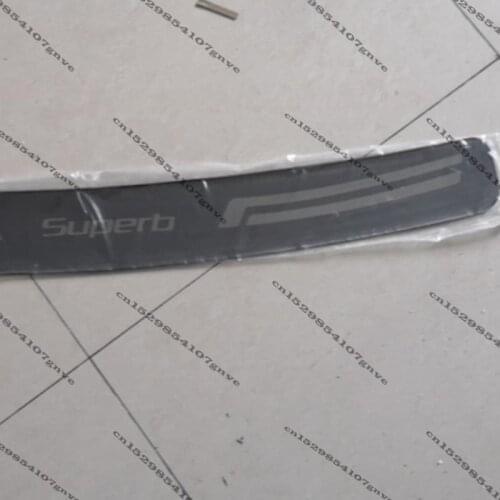 High quality stainless steel Rear bumper Protector Sill For 2016-2019 Skoda Superb