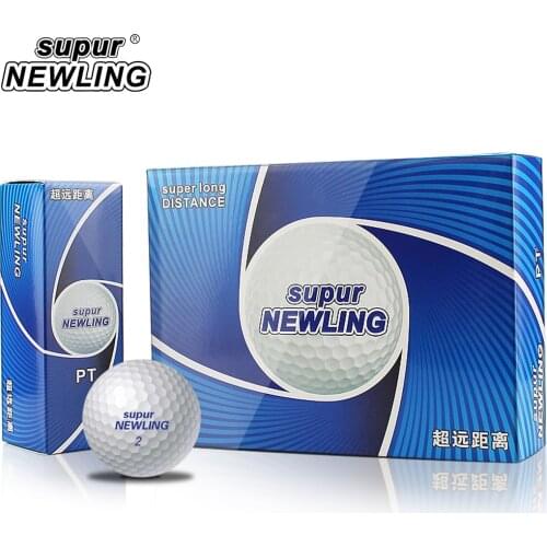 1 Box Supur NEWLING Golf Balls Supur Long Distance 2 Layers Golf Game Ball 12 pcs Golf Distance Balls