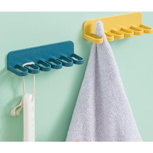 1PC Home Kitchen Hook Washing Cloth Storage Kitchen Accessories Towel Holder Organizer Wall Window Bathroom Accessories GUANYAO