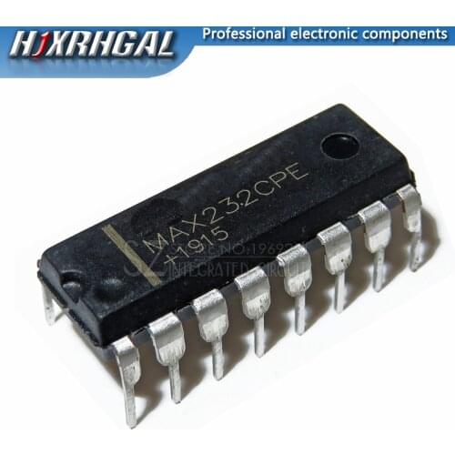 1PCS/LOT MAX232CPE MAX232C DIP16 DIP MAX232 RS-232 Drivers/Receivers