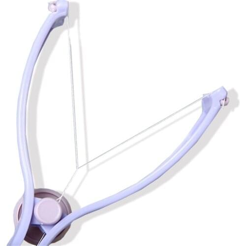 2Pcs Women Facial Plucker Manual Hair Removal Cotton Thread Face Hair Clip Plucking Artifact For Cheeks Eyebrow Defeatherer