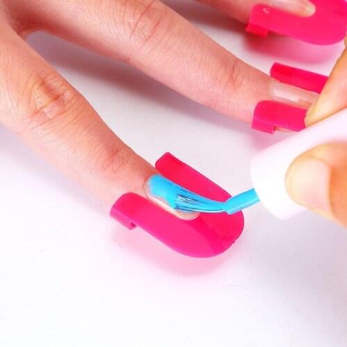26 Pcs 10 Sizes Curve for natural nails clip nial release clip manicure convenient and practical UV gel