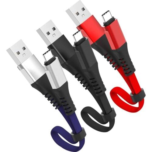 30cm Portable USB Cable Micro USB Type C Charger 2.4A Charging For iPhone XS X XR 8 7 Samsung S8 Magnet Android Phone Cable Cord