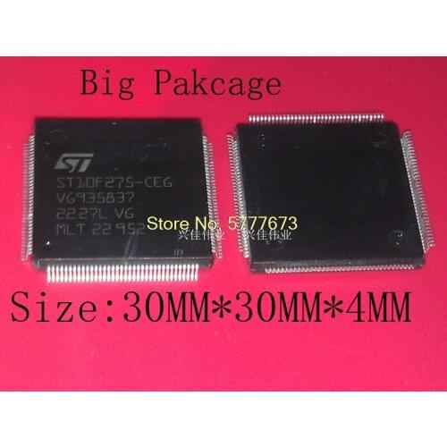 5PCS/LOT ST10F275-CEG ST10F275 30X30X4MM QFP144 Computer power supply module CPU chip Thick package Performance Chip