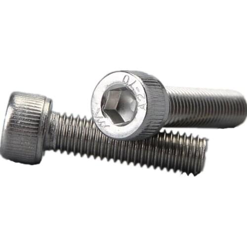 20pcs 3D printer accessories 2mm 304 stainless steel six angle bolt head six M2*3/4/5/6/8/10