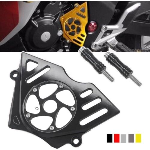 Motorcycle CNC Aluminum Front Sprocket Chain Cover Engine Guard Protector For Honda CBR250R CBR 250R 2010-2013 CBR250 2011-2014