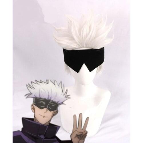 Anime Jujutsu Kaisen Gojo Satoru Eye Patch Gojo Satoru Black Eyewear Goggles Costume Accessories Anime Props