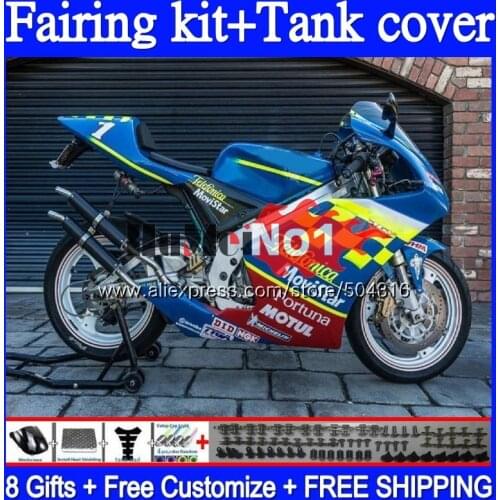 +Tank For SUZUKI RGV 250 VJ22 RGVT250 SAPC 1995 1996 97 98 91MC.77 RGV-250 VJ23 23 RGV250 95 96 1997 1998 Movistar Blue Fairings