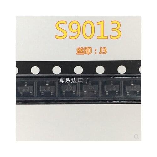 Free Shipping 100pcs J3 S9013 MMBT9013 SOT23
