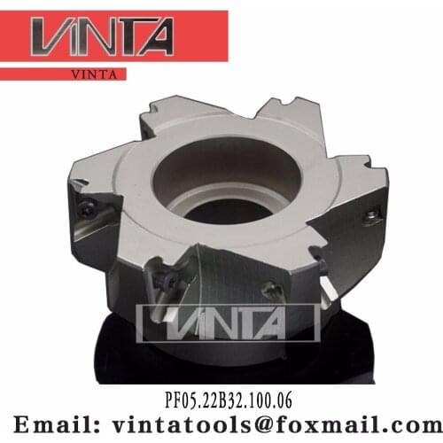 Free shipping PF05.22B32.100.06 Face Milling Cutter for carbide Inserts TNGX2207PNTN