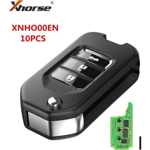 XHORSE XN004 Wireless Universal Remote Key 3 Buttons With NXP Transponder For VVDI2 and VVDI Key Tool For Honda Type 10pcs/lot