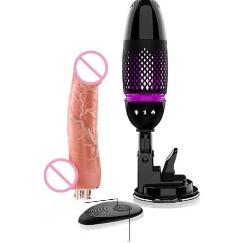 Skill Feeling Suction Cup Dildo Silicone Fake Penis Body Massager Automatic Sucker Telescopic Vibration Dick