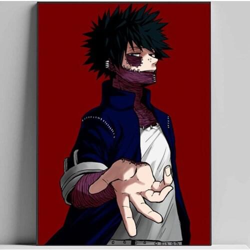 HD Prints Dabi Poster Wall Art My Hero Academy Canvas Painting Home Decor Bedroom Background Modular Japan Anime Pictures Framed