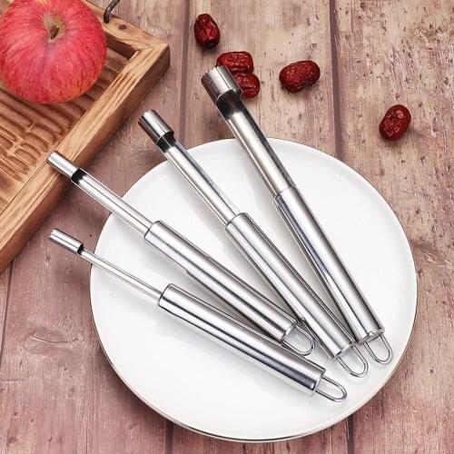 Stainless Steel Core Remover Fruit Core Extractor Hawthorn Apple Cherry Multi-size Core Remove Tool For Home Kitchens