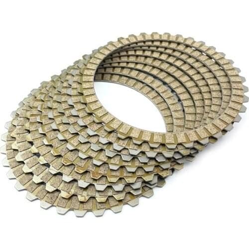 8 Pcs Motorcycle Clutch Friction Plates Kit for Harley Iron Sportster 883 1200 Custom Roadster XL883 XL883R XL1200C XLH 883 1200