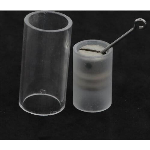 Lab Physical Experiment Metal & Glass Cylinder Piston for Stirling Engine, 1.5x3cm