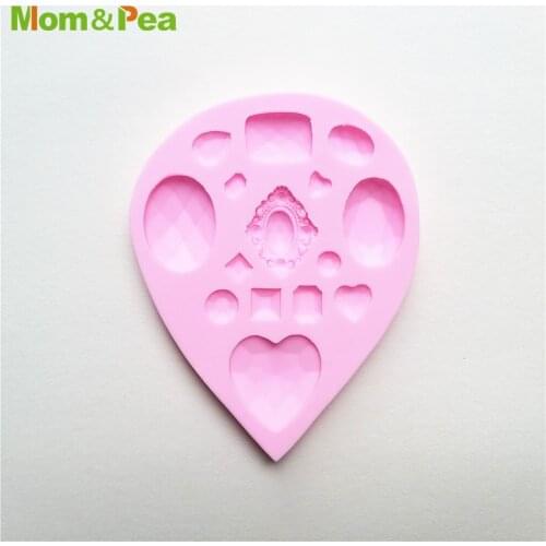 MPA2376 Gemstone Shaped Silicone Mold Gum Paste Chocolate Ornamental Fondant Mould Cake Decoration Tools
