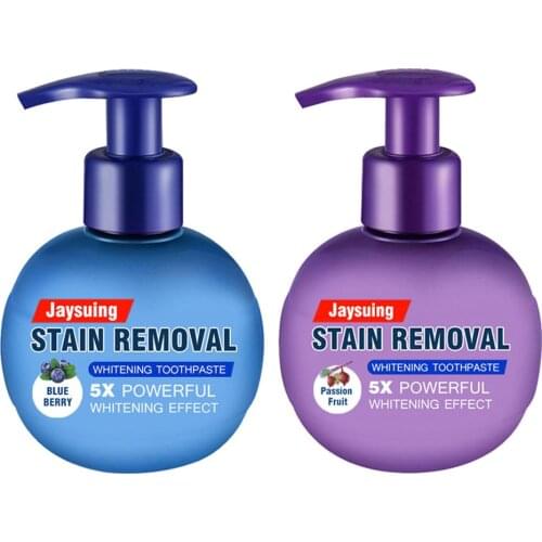 Stain Removal Whitening Toothpaste Fight Bleeding Gums Toothpaste Tooth Cleaning Fresh Breath Oral Care Whitening Press Type