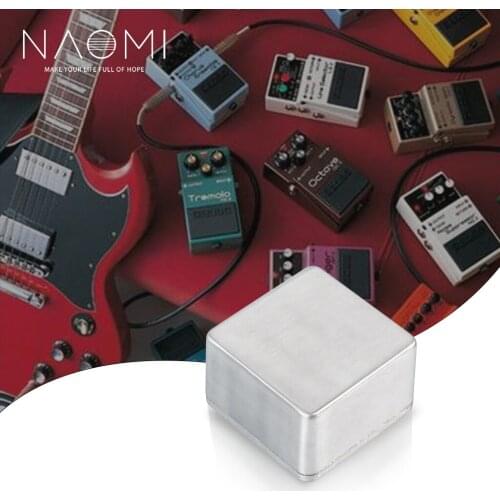 NAOMI Diecast Aluminum Enclosures Effects Pedal Enclosure For Guitar Effect Cases Holder 50.5*50.5*31mm Size