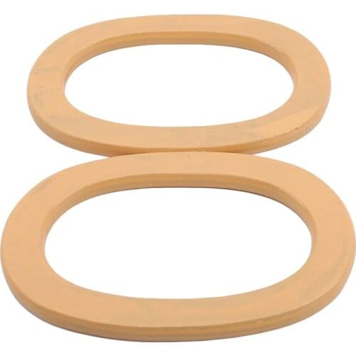 Oval Shape 2 Pieces suit Of Wood Bag Handle Wooden Cloth Purse Frame Bag Parts Handles