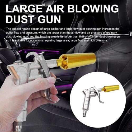 New High-Pressure Metal Water Spray Gun Aluminum Air Flow Nozzle High Flow Duster Air Compressor Dust Cleaning Foam Jet Gun