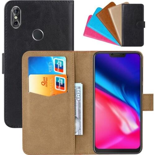 Luxury Wallet Case For Cubot P20 PU Leather Retro Flip Cover Magnetic Fashion Cases Strap