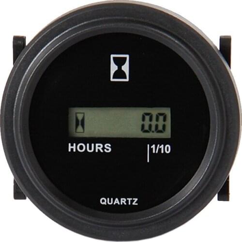 Resettable Large Hour Meter For Outboard Generator Forklift Record Engine Work Time Truck Boat Diesel Engine GeneratorJet Ski