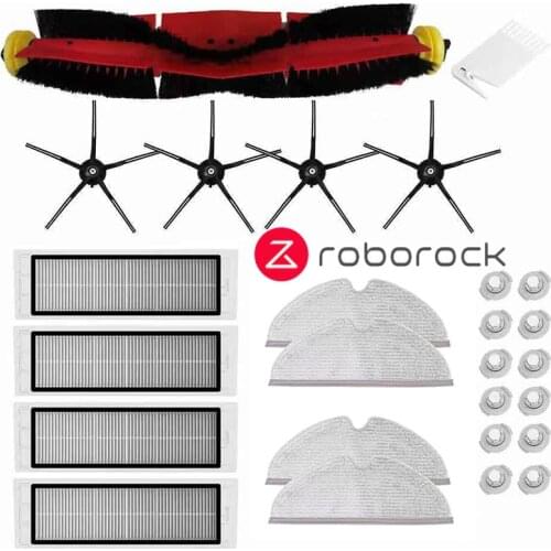 Mop Cloths HEPA Filter Main/Side Brush for Roborock S5 Max S50 S51 S55 S6 S60 S6 Pure S5Max Robot Vacuum Cleaner Accessories