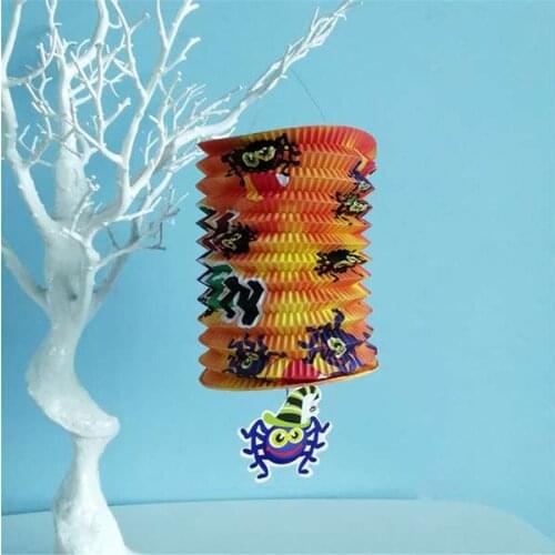 Light Paper Lantern Pumpkin Illumination Lantern Halloween Decor Pumpkin Bat