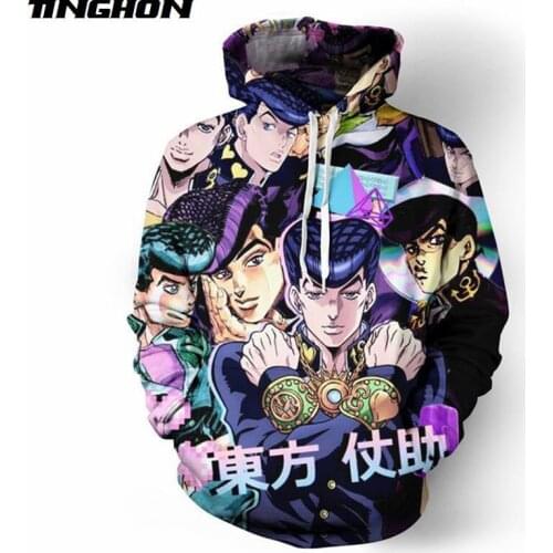 Anime JoJos Bizarre Adventure 3D Full Printed Hoodie/Sweatshirt/Jacket/Men Women Hiphop Casual Plus Size XS 6XL 7XL 05