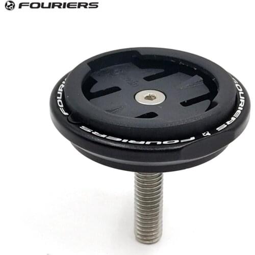 Fouriers Bike Fixed Stem Top Cap Headset Cover Computer Mount For G armin Wahoo MIO Bryton Giant
