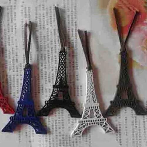 1pcs creative ZAKKA Eiffel Tower ultra-thin bookmarks Fashion students hollow wooden bookmarks crafts wholesale