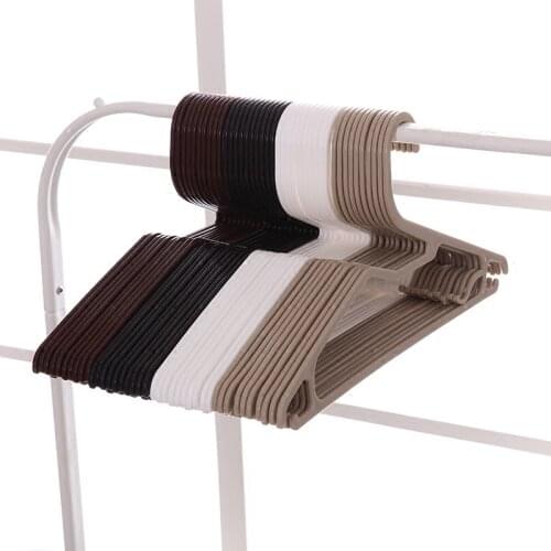 10pcs/lot 41cm Simplified adult clothes hanger/Scratch - free plastic hanger