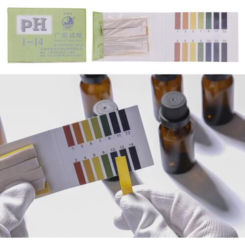 80pcs Strips PH Paper Test Meters Indicator Paper PH Value 1-14 Litmus Testing Paper Kit pH paper test Dropship