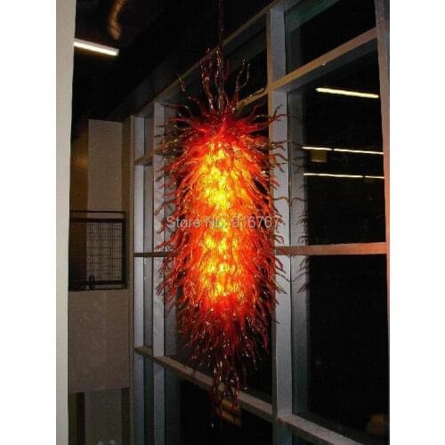 Free Shipping Huge Villa Hand Blown Pendant Lighting
