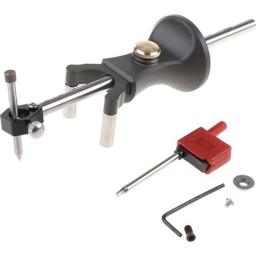 Woodworking Scriber Straight Line Arc Curve Parallel Wheel Marking Cutting Gauge