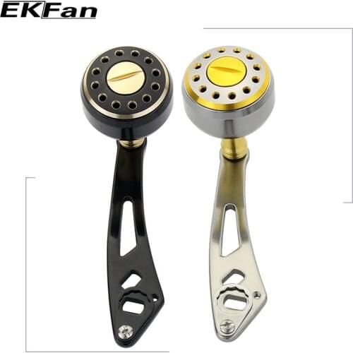 EKFan Aluminum Alloy 2000 Series Knobs Fishing Reel Handle For ABU DAIWA Saltwater Baitcasting Fishing Reel Tackle Tools Left Ri