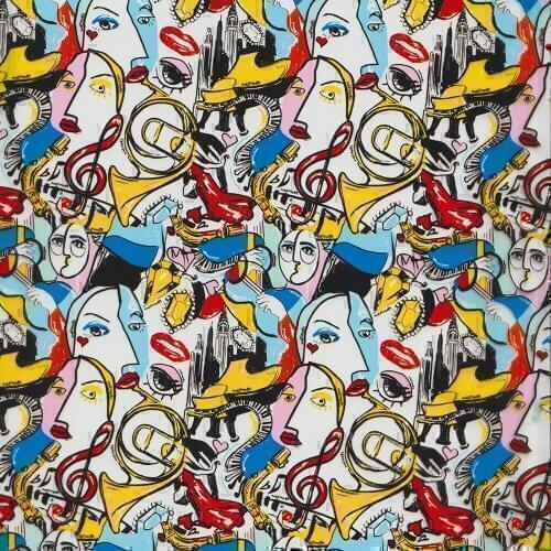 TSAUTOP Size 0.5m x 20m Holographic Water Transfer Film Aqua Printing Dip Graphics Film WDF2160