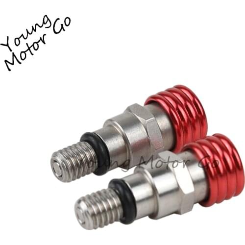 M5*0.8 Red Screw Fork Air Bleeder Relief Valve For CRF 250 450 250R 250X 450R 450X Motorcycle Motocross Dirt Bike