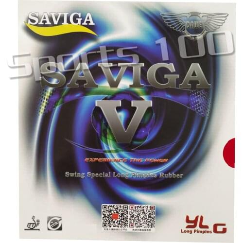 SAVIGA V Long Pimples Out Table Tennis PingPong Rubber rubber without Sponge 2015 Factory Direct Selling