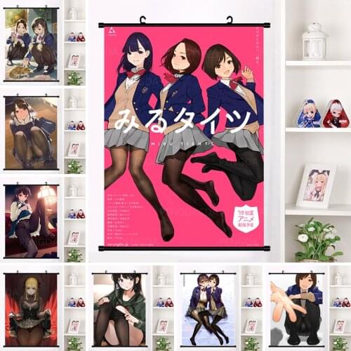 HD Print Wall Art Hanging Cartoon Anime Canvas Painting Decor Home Bedroom Plastic Scrolls Sexy Stockings Girls Poster Pictures